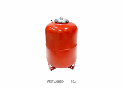 Бак расширительный вертикальный RV 50л (с мал. ножками) (60шт/пал) красн. VALFEX VF.RV.0050
