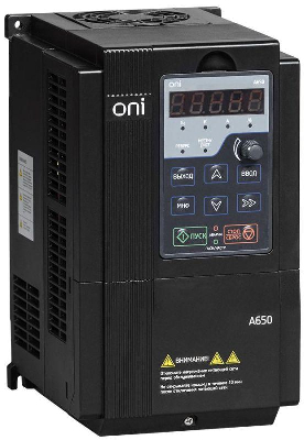 Преобразователь частоты A650 380В 3Ф 0.75кВт 2.5А ONI A650-33E0075T